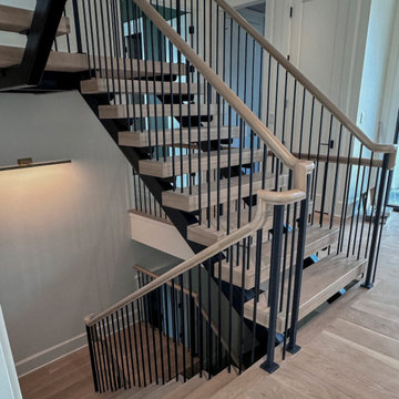 Project #122 | Freestanding Steel & Wood Staircase