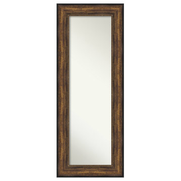 Ballroom Bronze Non-Beveled Full Length On the Door Mirror - 21.5 x 55.5 in.