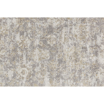 Microfiber Polyester Torrance Rug by Loloi, Slate and Sea, 2'7"x4'