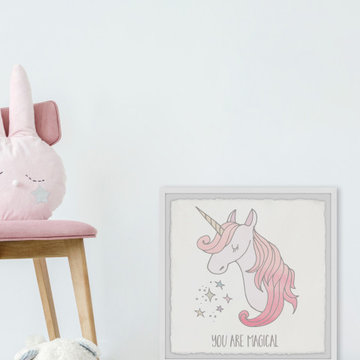 "You Are Magical III" Framed Painting Print