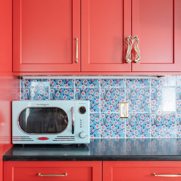 Turkish Tea Room Inspired Colorful Kitchen