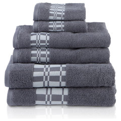 Madison Park Signature 800GSM 100% Cotton 8 Piece Towel Set in Coral -  Olliix MPS73-195