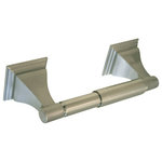 eBuilderDirect - eBuilderDirect Bathroom Accessories, Satin Nickel, Toilet Paper Holder - eBuilderDirect Bathroom Accessory sets are a functional and stylish addition to any bathroom, powder room, or laundry room. These bath sets are constructed of metal and come with all necessary mounting brackets, drywall anchors, and screws.