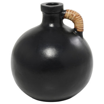 Modern Black Ceramic Vase 563640