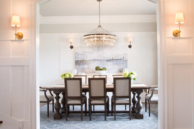 Example of a classic dining room design in Other