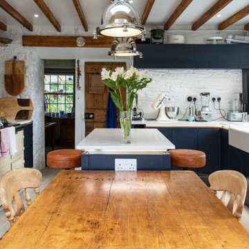 Cottage Kitchen With a Contemporary Twist