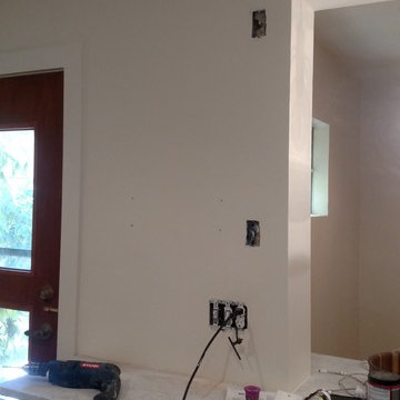 Custom Shelves Before