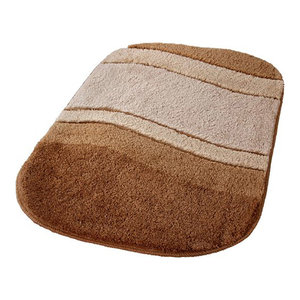 Brandy Non Slip Luxury Cotton Bathroom Rug Vanessa Contemporary Bath Mats By Vita Futura