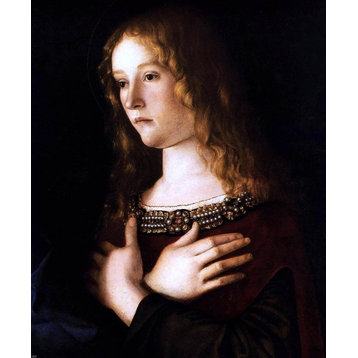 Giovanni Bellini Madonna and Child with Two Saints Detail 20"x25" Print