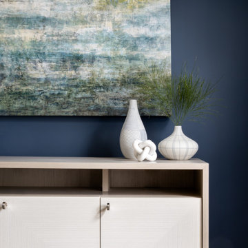 Dining Room in Shades of Blue