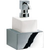 DWBA Berlin Wall Bathroom 9 oz Soap Lotion Dispenser, Porcelain