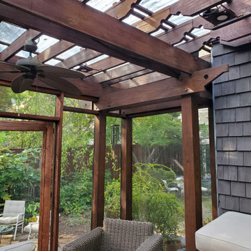 Screened in pergola in NW, DC