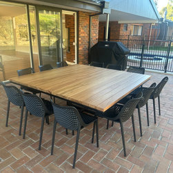Crafting a Square Outdoor Dining Table for Jen - Outdoor Dining Tables