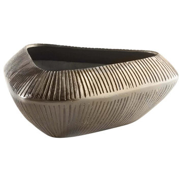 Prism Decorative Bowl, Antique Bronze