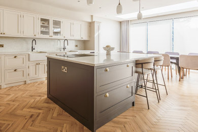 Contemporary kitchen in London.