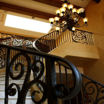 Custom Marble Limestone Stair Treads and Risers