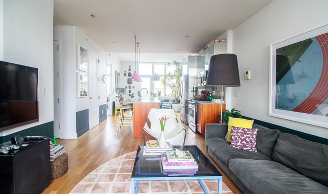 Eclectic Living Room by Sarah Seung-McFarland