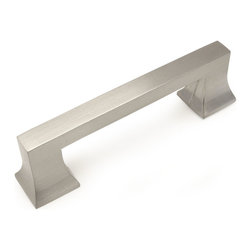 Cosmas - Cosmas 10556SN Satin Nickel 3&rdquo; and 3-3/4&rdquo; CTC Cabinet Pull, 25-PACK - Cabinet And Drawer Handle Pulls