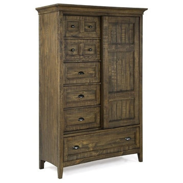 Magnussen Bay Creek Relaxed Traditional Toasted Nutmeg Sliding Door Chest