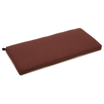 40"x19" Outdoor Spun Polyester Loveseat Cushion, Cocoa