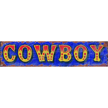 Vintage Signs, Cowboy, Yes