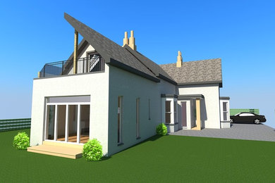 Extension project in Dollar, Clackmannanshire, Scotland