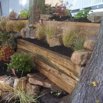 Slope retention and planting
