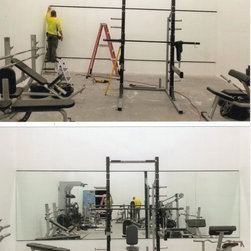 Gym Mirror Installation - Home Gym Equipment