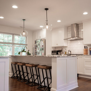 Colonial Village Kitchen and Living Room Renovation