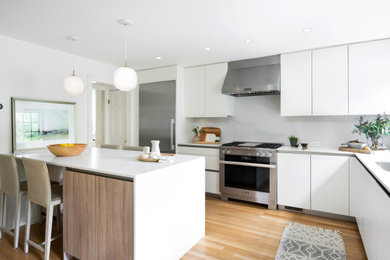 Kitchen - coastal kitchen idea in DC Metro