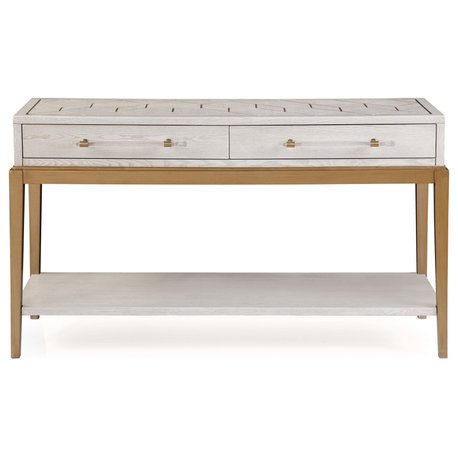 Perrine Console Table - White