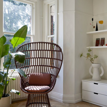 Woven window chair