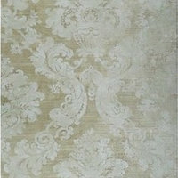Victorian Wallpaper brass Gold Metallic off white beige damask Textured ...