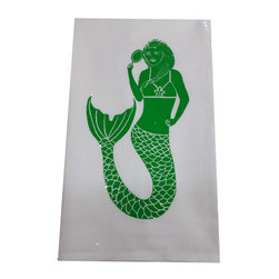 Coastal Assortment-Green Mermaid-(FR) - Dish Towels