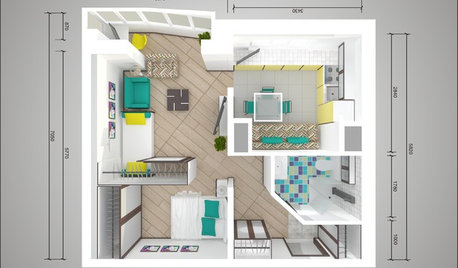 Планировка: Пять решений для однокомнатной квартиры в домах серии П-44Т