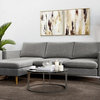 Cameron Reversible Sectional, Charcoal Gray