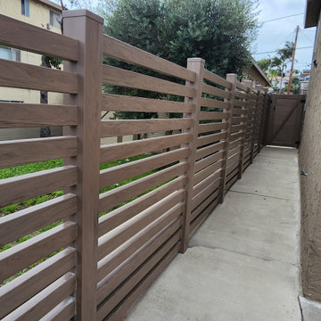 Outdoor Vinyl Gate and Fence
