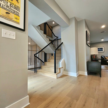 Project #115 | Staircase with Continuous Rail System Without Newels