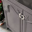 Sideboard With 2 Doors and 3 Drawers, Grey