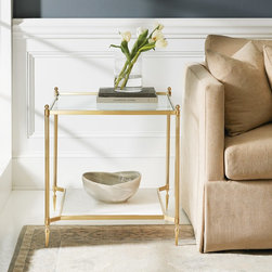 MH - Square Pom End Table - Products