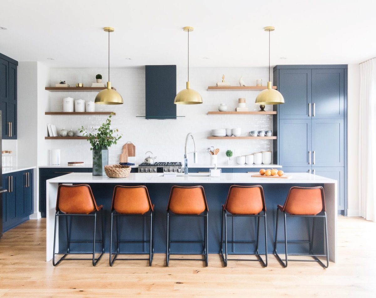 Blue Kitchen Cabinetry