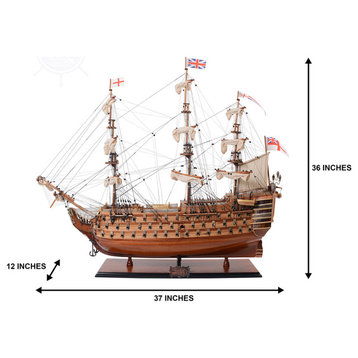 Hms Victory Exclusive Edition Museum-quality Fully Assembled Wooden Model Ship