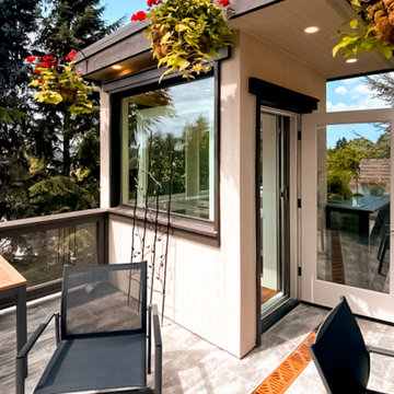 Home Elevator on rooftop deck