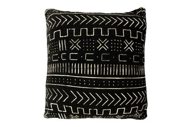 Black Mountain Mudcloth Cushion