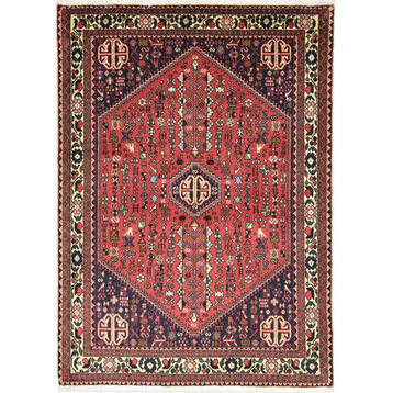 Persian Rug Abadeh 5'0"x3'7" Hand Knotted