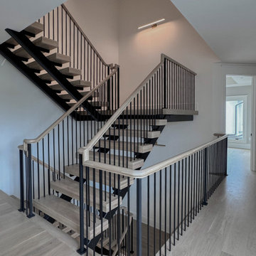 Project #122 | Freestanding Steel & Wood Staircase