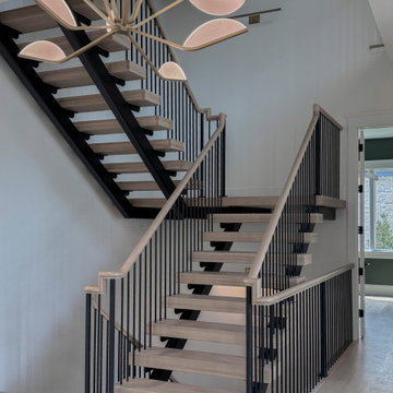 Project #122 | Freestanding Steel & Wood Staircase