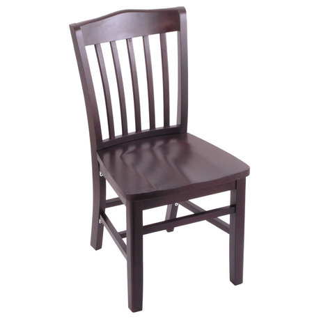 Holland Bar Stool, 3110 18 Chair, Dark Cherry Finish, Dark Cherry Seat