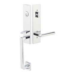 Emtek 4818 Davos Brass Tubular Entry Set - Products