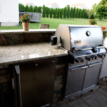 Outdoor Dining Space and Kitchen